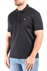 CP Company 70/2 Mercerized Gasato Polo Black