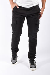 CP Company Cargo Pants Satin Black