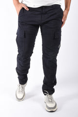 CP Company Cargo Pants Satin Fallen Total Eclipse