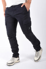 CP Company Cargo Pants Satin Fallen Total Eclipse