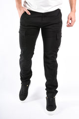CP Company Cargo Pants Stretch Sateen Ergonomic Black