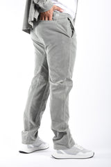CP Company Corduroy Regular Fit Cargo Pants Flint Grey