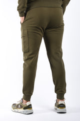 CP Company Diagonal Raised Fleece Lens Sweatpants Ivy Green
