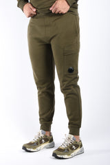 CP Company Diagonal Raised Fleece Lens Sweatpants Ivy Green