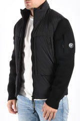 CP Company Knitwear Nycra R Down Jacket Black