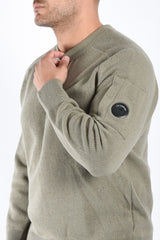 CP Company Lambswool GRS Crewneck Sweater Fallen Rock