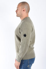 CP Company Lambswool GRS Crewneck Sweater Fallen Rock