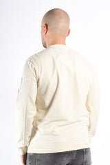 CP Company Light Fleece Sweater Frozen Dew