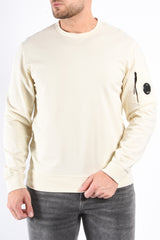 CP Company Light Fleece Sweater Frozen Dew