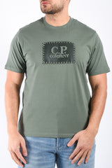 CP Company Logo Label T-Shirt 30/1 Laurel Wreath