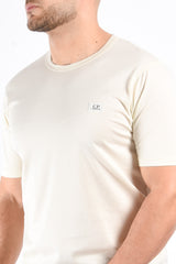 CP Company Mercerised Patch T-Shirt 70/2 Gasato Frozen Drew