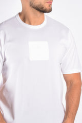 CP Company Metropolis Mercerized Chest Logo White