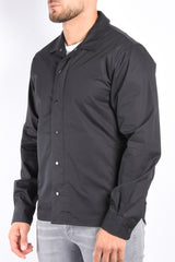 CP Company Metropolis Overshirt Gabardine PD - Black
