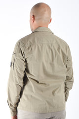 CP Company Organic Gabardine Overshirt Fallen Rock