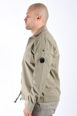 CP Company Organic Gabardine Overshirt Fallen Rock