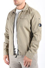CP Company Organic Gabardine Overshirt Fallen Rock