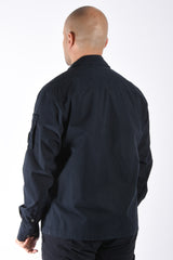 CP Company Organic Gabardine Overshirt Total Eclipse