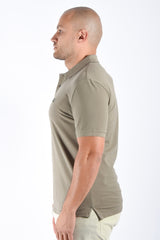 CP Company Polo Stretch Piquet Fallen Rock