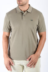 CP Company Polo Stretch Piquet Fallen Rock