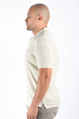 CP Company Polo Stretch Piquet Silver Birch