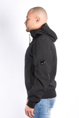 CP Company Soft Shell R Hooded Lens Jacket Black