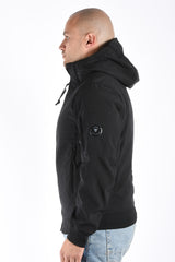CP Company Soft Shell R Hooded Jacket Black