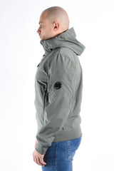 CP Company Soft Shell R Hooded Lens Jacket Laurel Wreath
