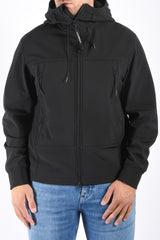 CP Company Softshell Goggle Jacket Black