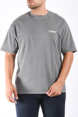 Denham T-Shirt Stamp Tee Grey