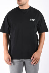 Denham T-Shirt Stencil Tee Black