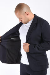 Drykorn Drynamic Stretch Blazer Marls Dark Blue