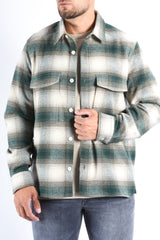 Drykorn - Flannel Jacket Gunray - Green