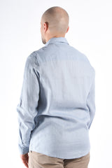 Drykorn Linen Blouse Ramis Light Blue