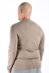 Drykorn Turtle Neck Knit Sweater Arwon Taupe