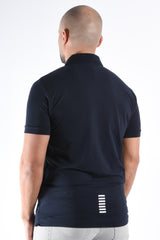 EA7 Cotton Stretch Polo 8NPF14 Armani Blue