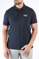 EA7 Cotton Stretch Polo 8NPF14 Armani Blue