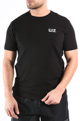 EA7 Cotton Stretch T-Shirt 8NPT26 Black