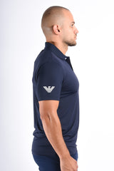 EA7 Multi Sport Stretch Polo Ventus7 Armani Blue