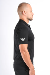 EA7 Multi Sport Stretch Polo Ventus7 Black
