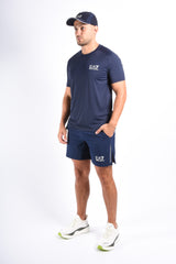 EA7 Multi Sport Stretch T Shirt Ventus7 Armani Blue