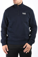 EA7 Half Zip Sweater 8NPM35 Armani Blue