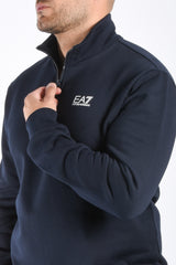 EA7 Half Zip Sweater 8NPM35 Armani Blue