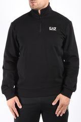 EA7 Half Zip Sweater 8NPM35 Black