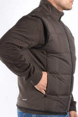 EA7 Padded Stretch Tech Bodywarmer 7M002483 Brown