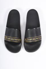 EA7 Slippers 7X000110 Black