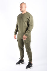 EA7 Sweater 8NPM34 Kalamata Green