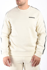 EA7 Sweater Striped 7M002195 Beige