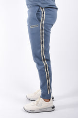 EA7 Sweatpants Striped 7M002198 Blue