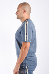 EA7 T-Shirt Striped 7M002189 Blue