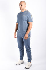 EA7 T-Shirt Striped 7M002189 Blue
